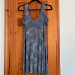 AEO Tie Dye Cold Shoulder dress